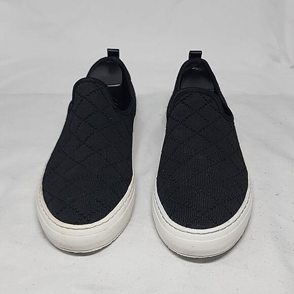 MARC FISHER QUILTED DIAMOND PATTERN WOMAN'S SIZE 8.0 BLACK WHITE UGC 🔥 - Picture 4 of 16